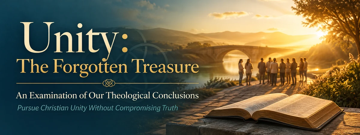 Unity: The Forgotten Treasure — An Examination of Our Theological Conclusions. Pursue Christian Unity Without Compromising Truth.